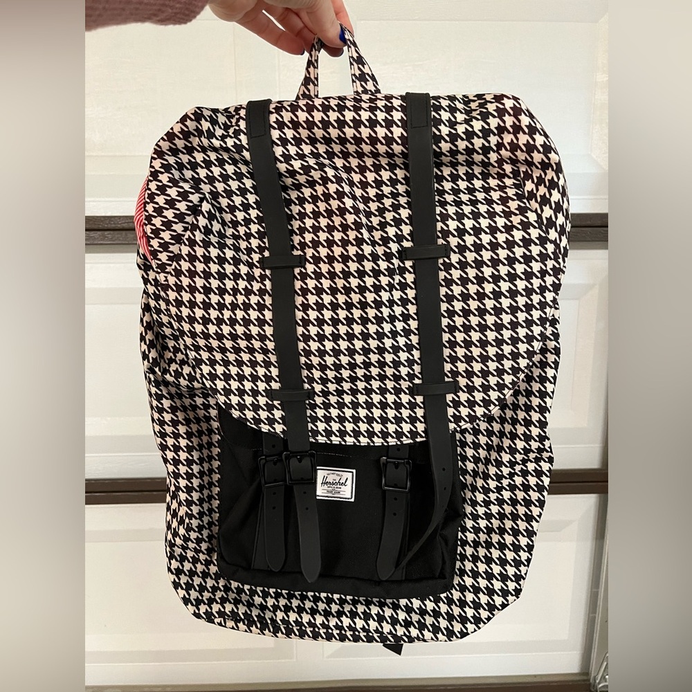 Hershel Supply company houndstooth laptop backpack